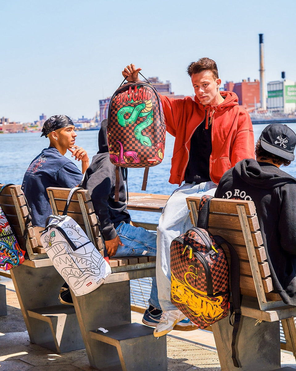 STREET ART SNAKE SIP BACKPAC-Sprayground-Zaini-Vittorio Citro Boutique