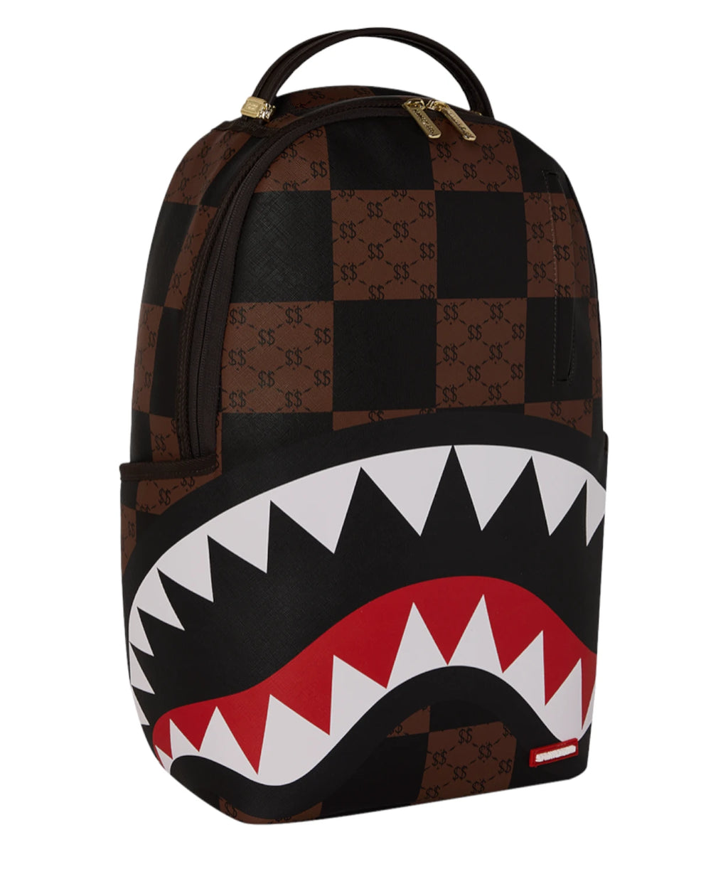 Sac à dos Sprayground Enlarged Check Paris avec porte-ordinateur portable