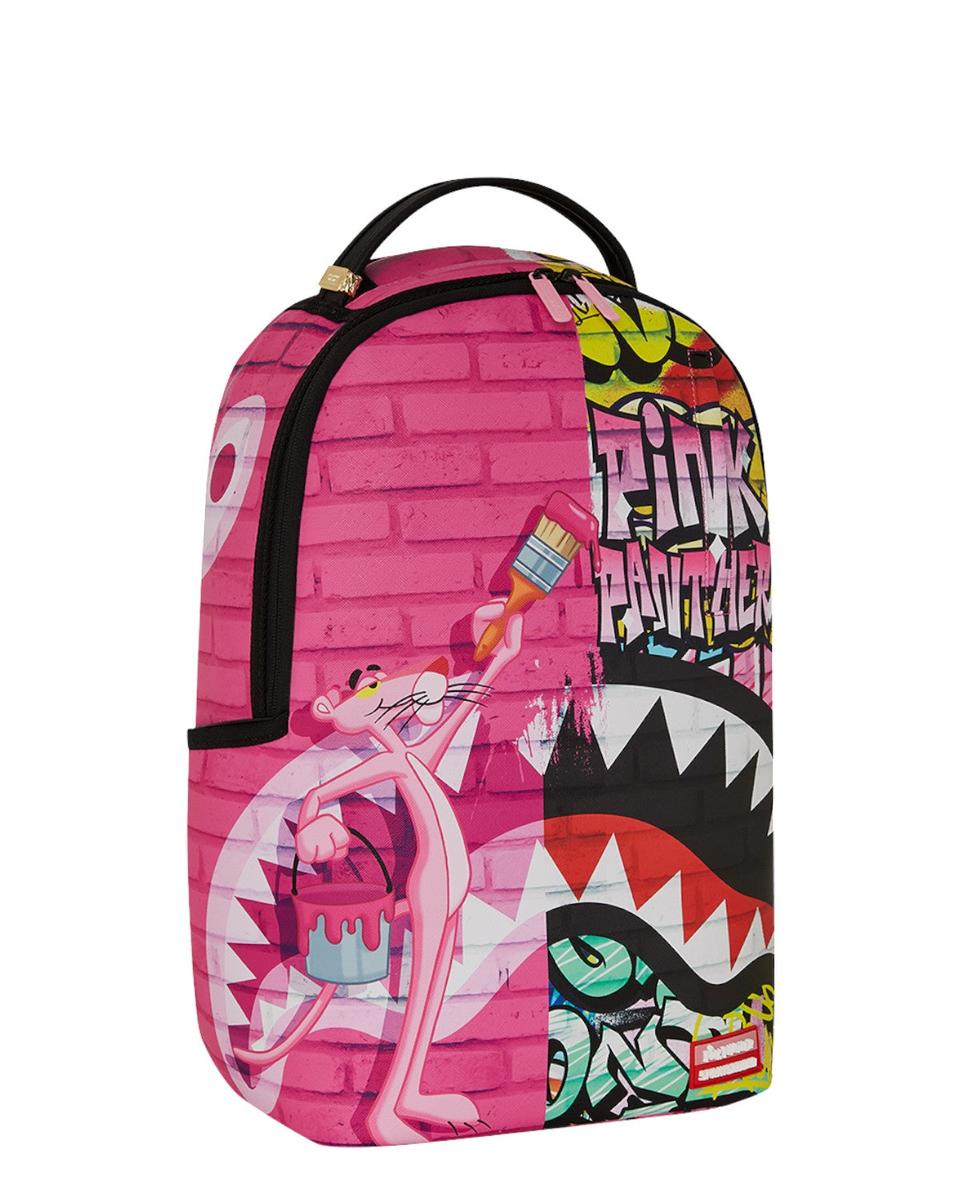 Pink Panther Painting Over Graffiti DLXR-Sprayground-Zaini-Vittorio Citro Boutique
