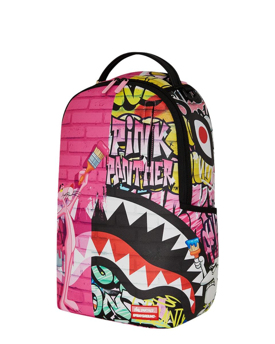 Pink Panther Painting Over Graffiti DLXR-Sprayground-Zaini-Vittorio Citro Boutique