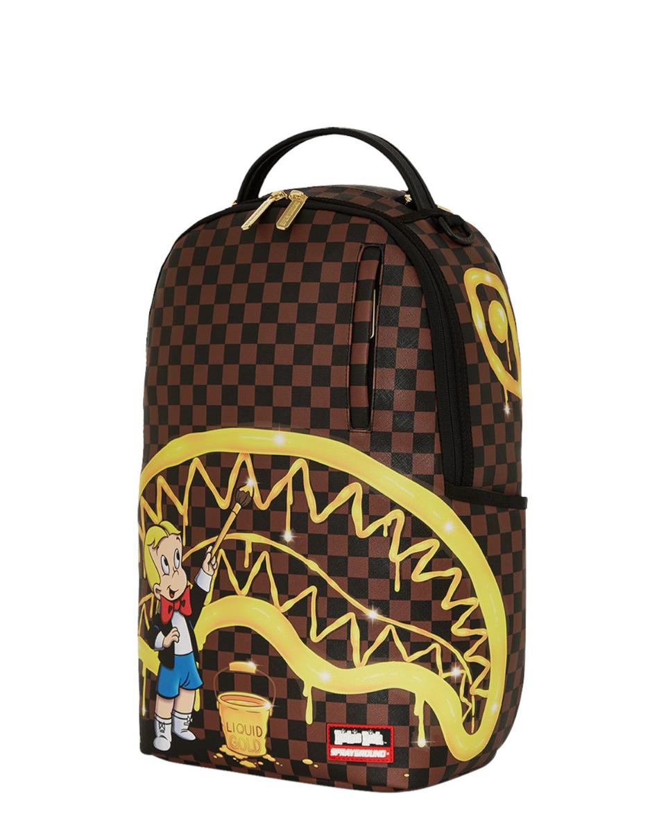 Richie Rich Gold Sharkmouth DLXSV-Sprayground-Zaini-Vittorio Citro Boutique