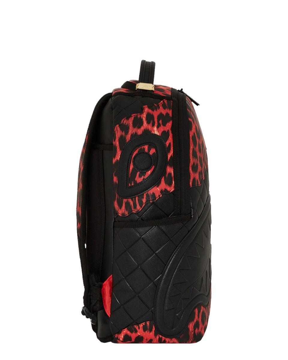 Red Leopard Puffer DLX-Sprayground-Zaini-Vittorio Citro Boutique