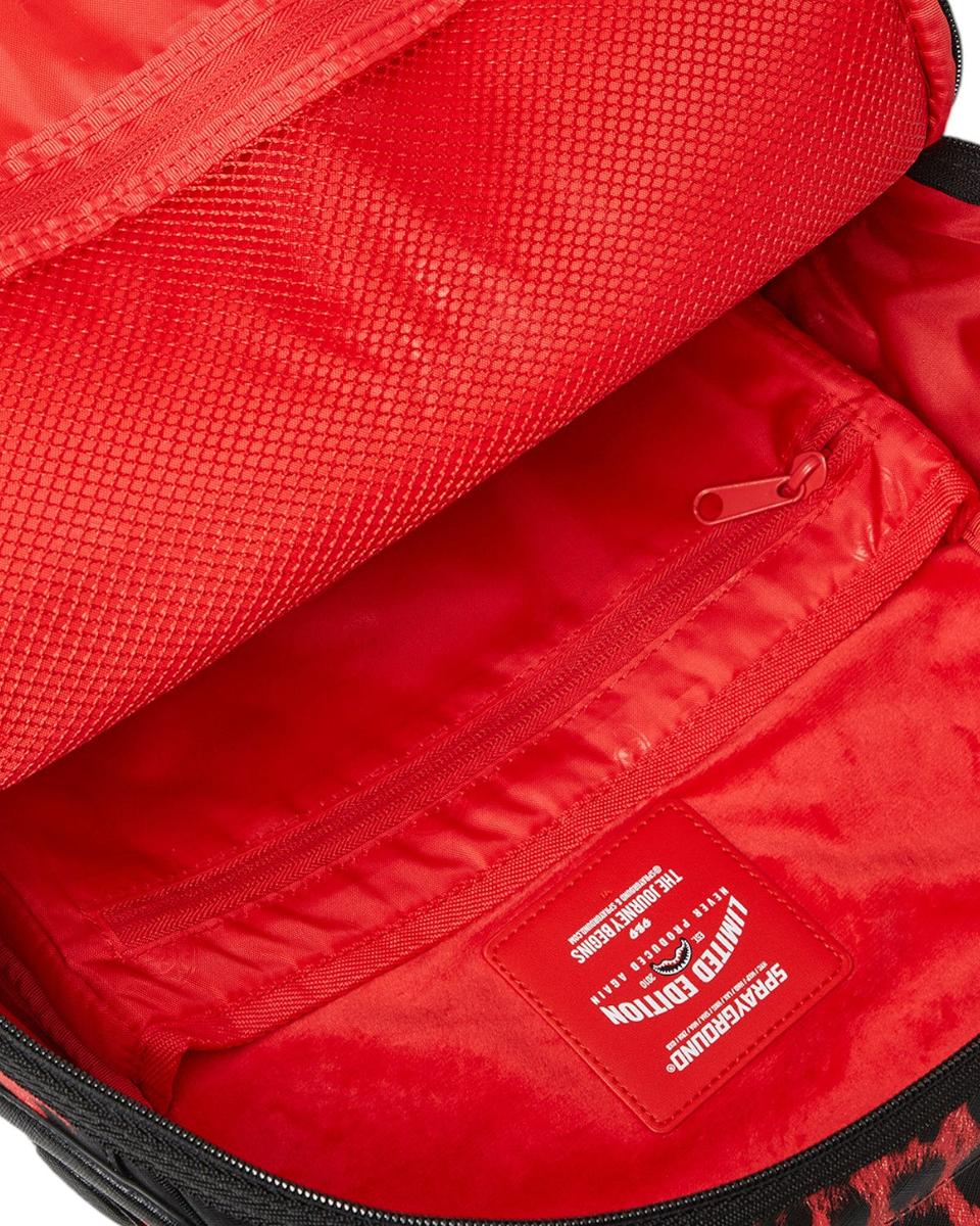 Red Leopard Puffer DLX-Sprayground-Zaini-Vittorio Citro Boutique