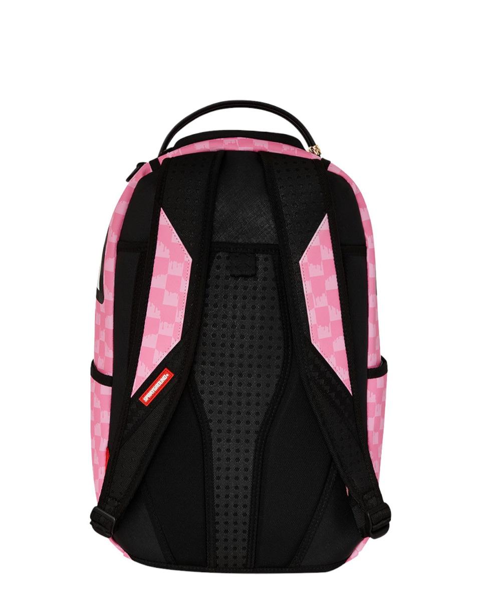 Pink and Black Drip Check-Sprayground-Zaini-Vittorio Citro Boutique