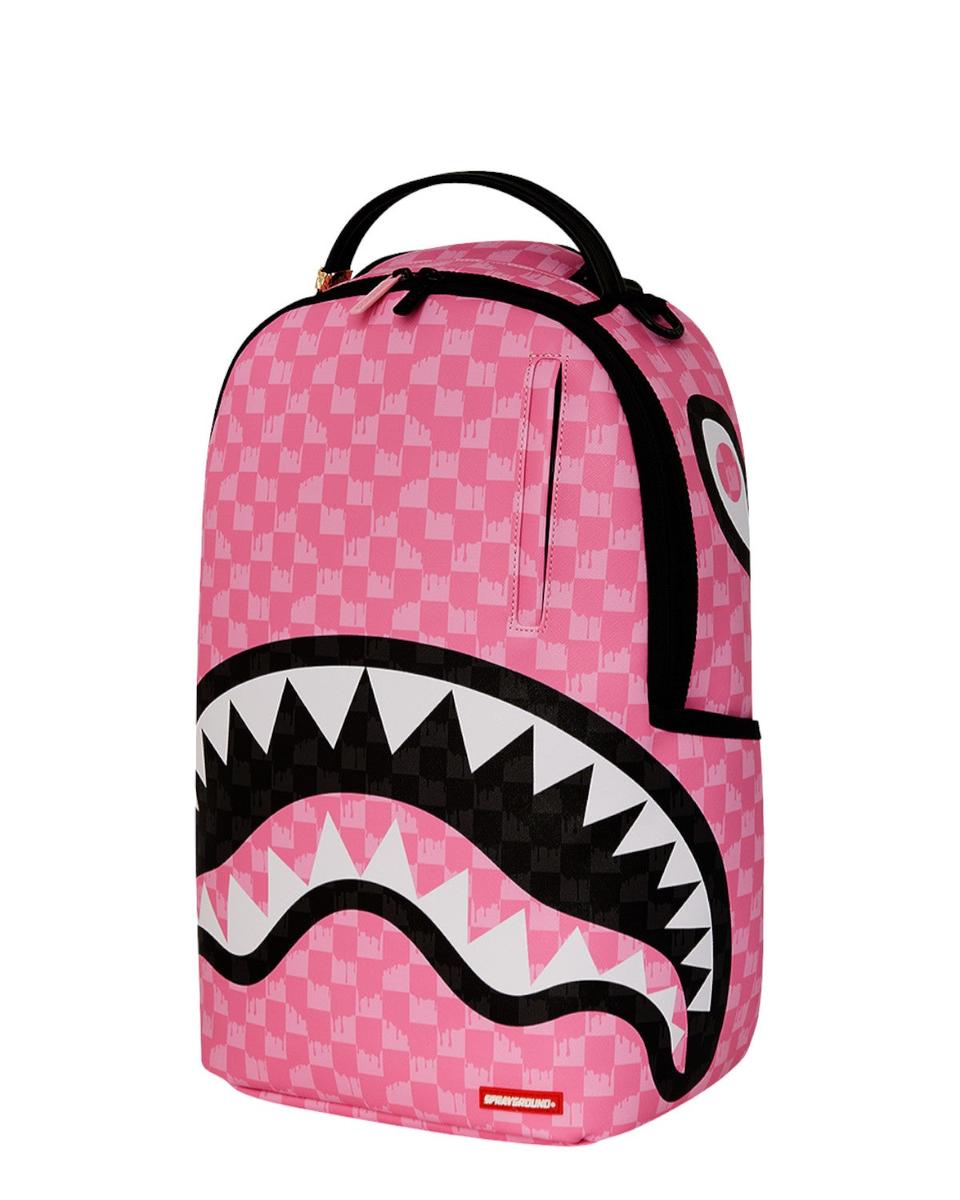 Pink and Black Drip Check-Sprayground-Zaini-Vittorio Citro Boutique