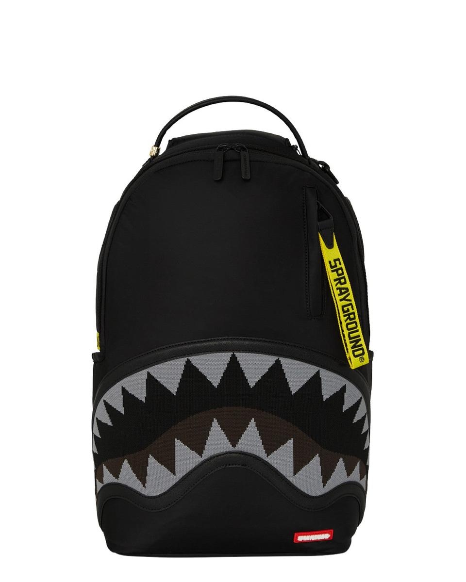 Shark Central Yellow Tape DLX Satin-Sprayground-Zaini-Vittorio Citro Boutique