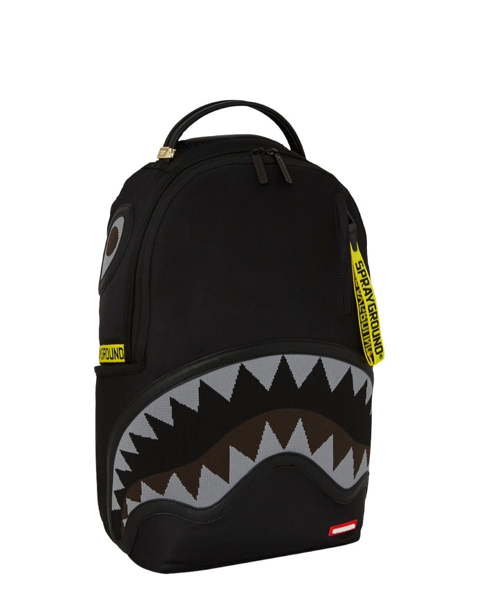 Shark Central Yellow Tape DLX Satin-Sprayground-Zaini-Vittorio Citro Boutique