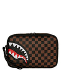 Pochette CHECK 2 EMBOSS Toiletry Bag – Marrone