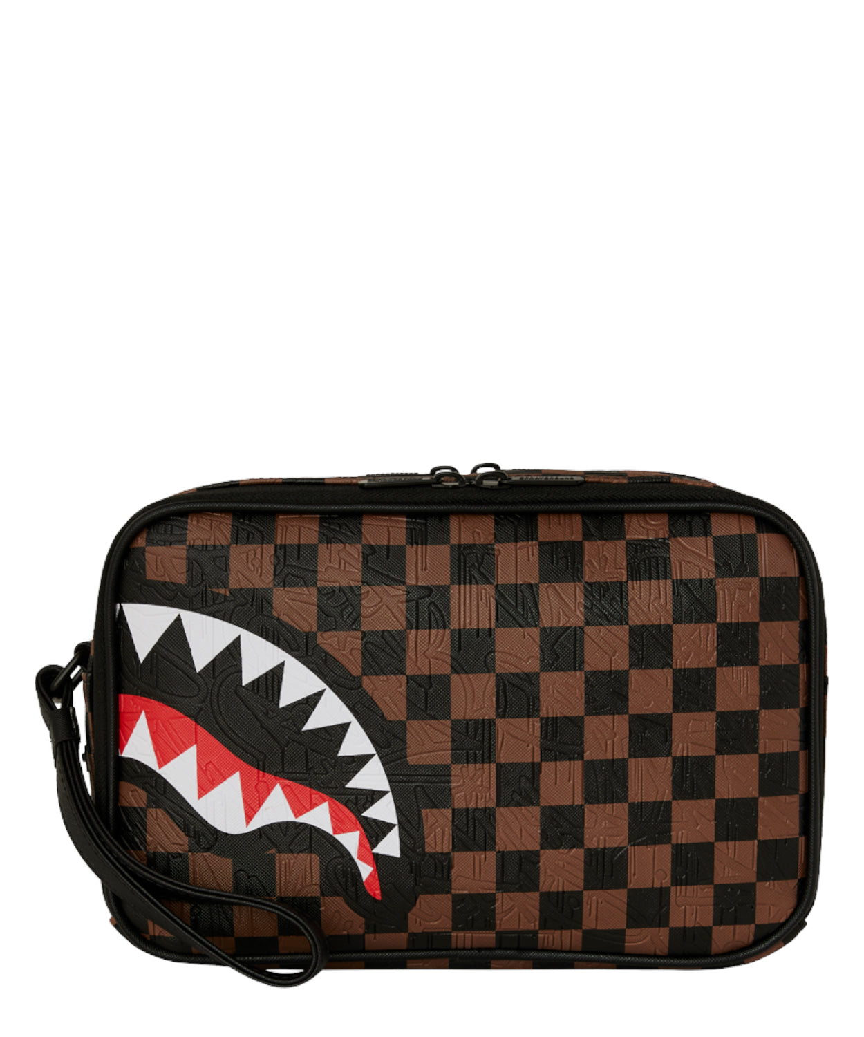 Pochette CHECK 2 EMBOSS Toiletry Bag – Marrone