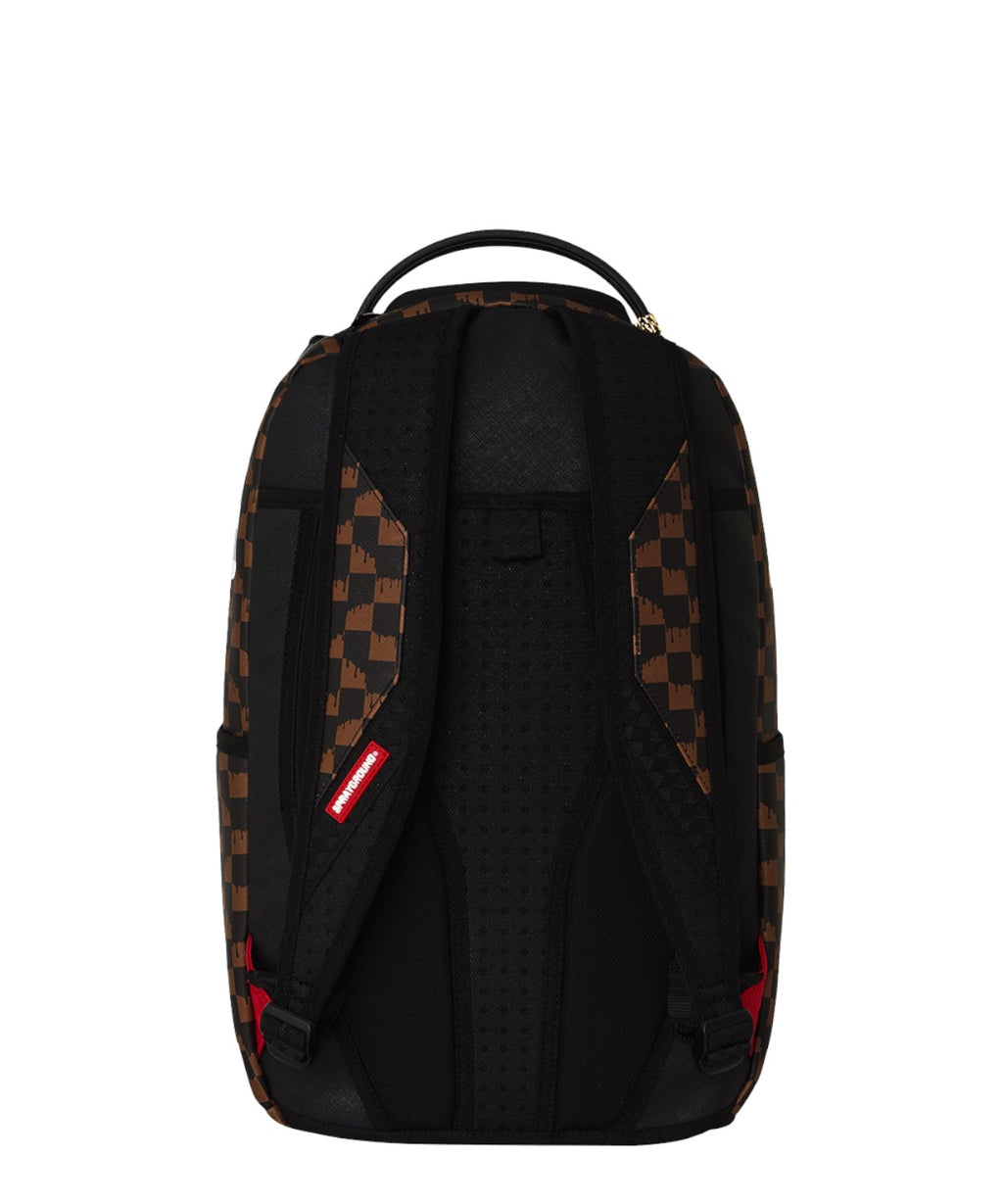 Zaino Sprayground Drip Check Shark Cream