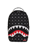 Zaino Sprayground Grey Peeking Character Check Shark