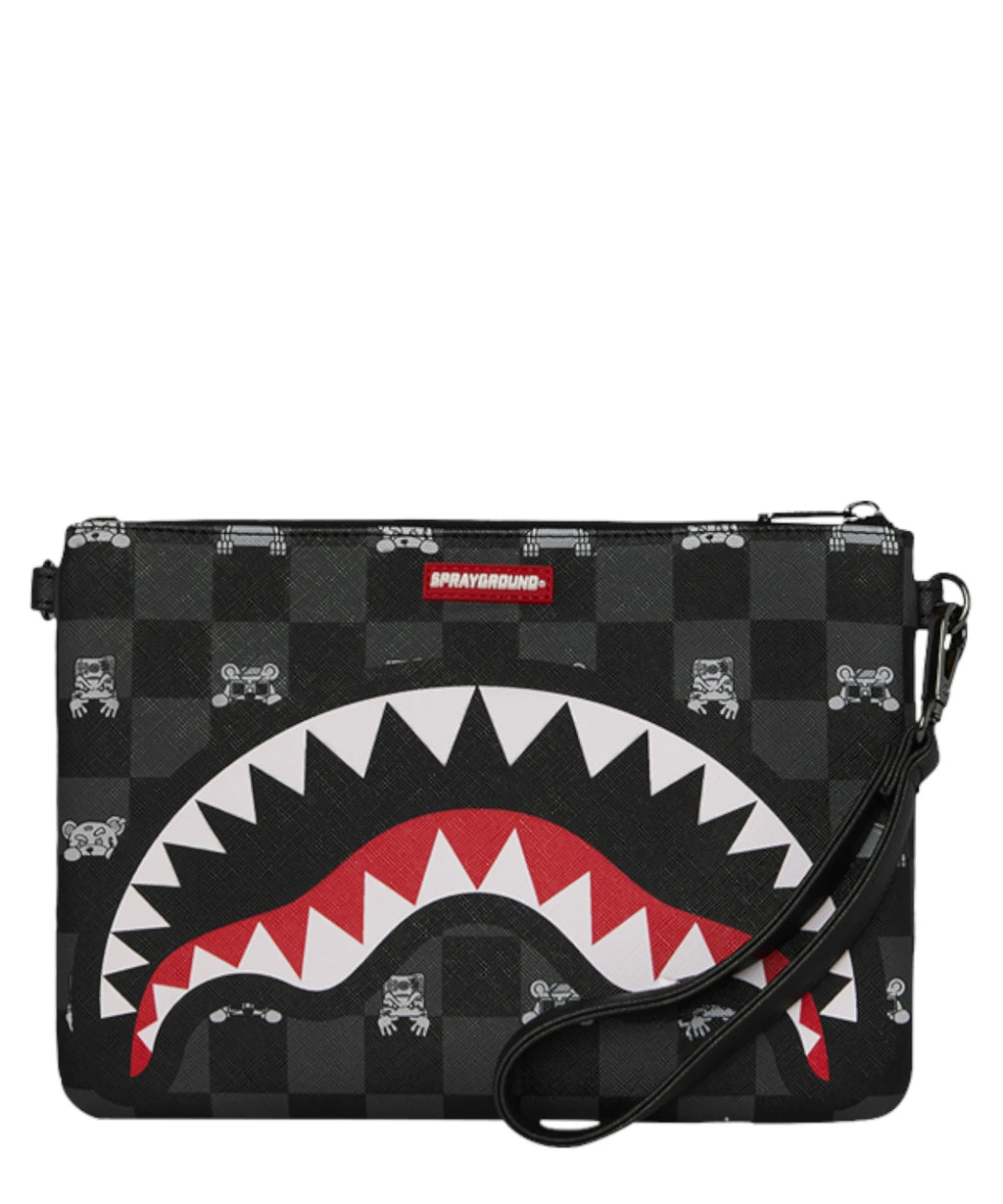 Pochette bandoulière Sprayground avec motif requin