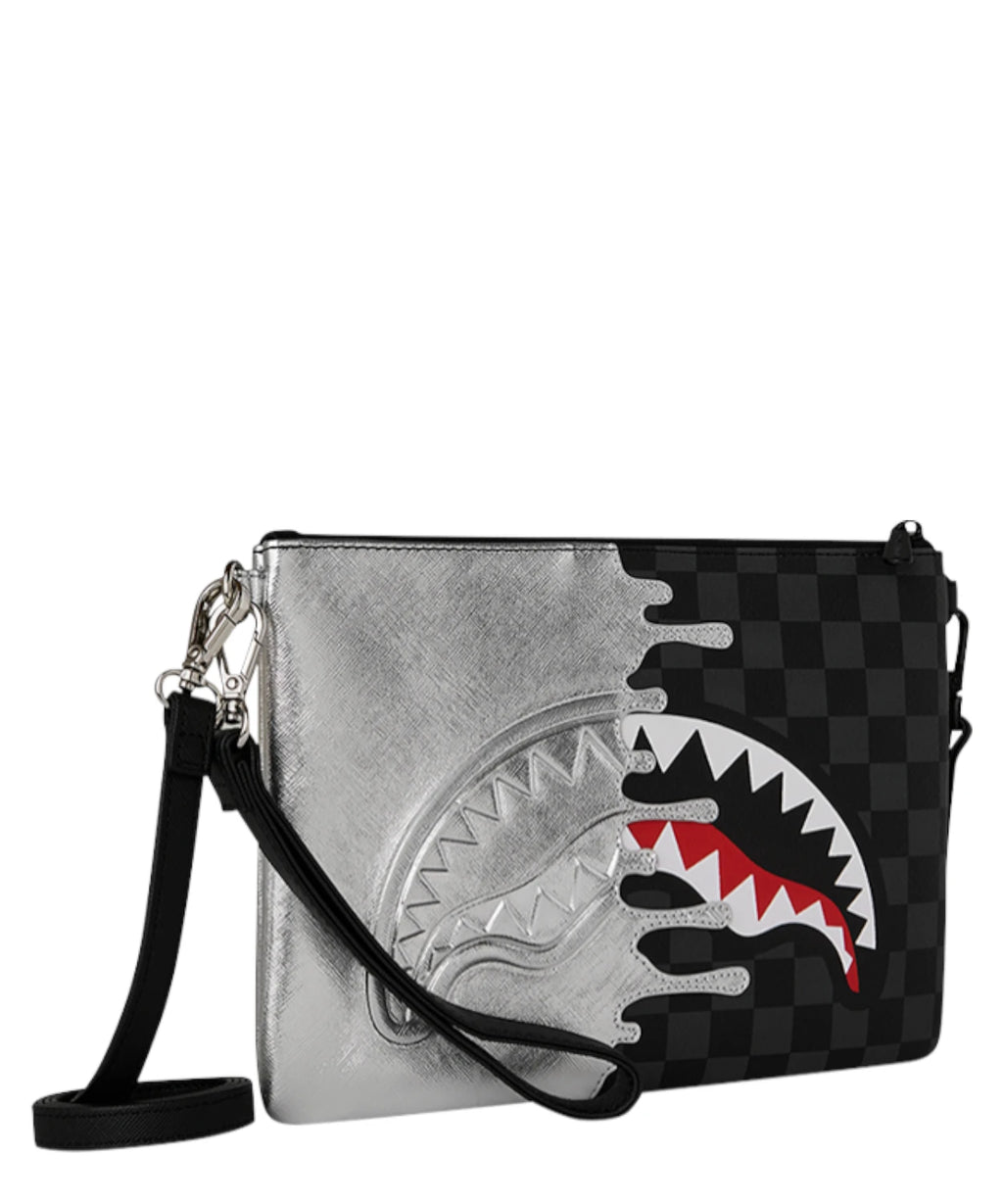 Sprayground Pochette Bandoulière à Carreaux Noirs