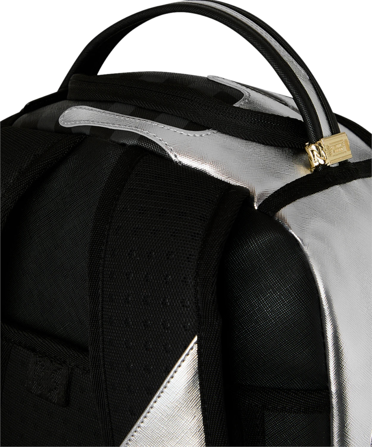 Zaino Sprayground Silver Side Drip Black Check DLXSV
