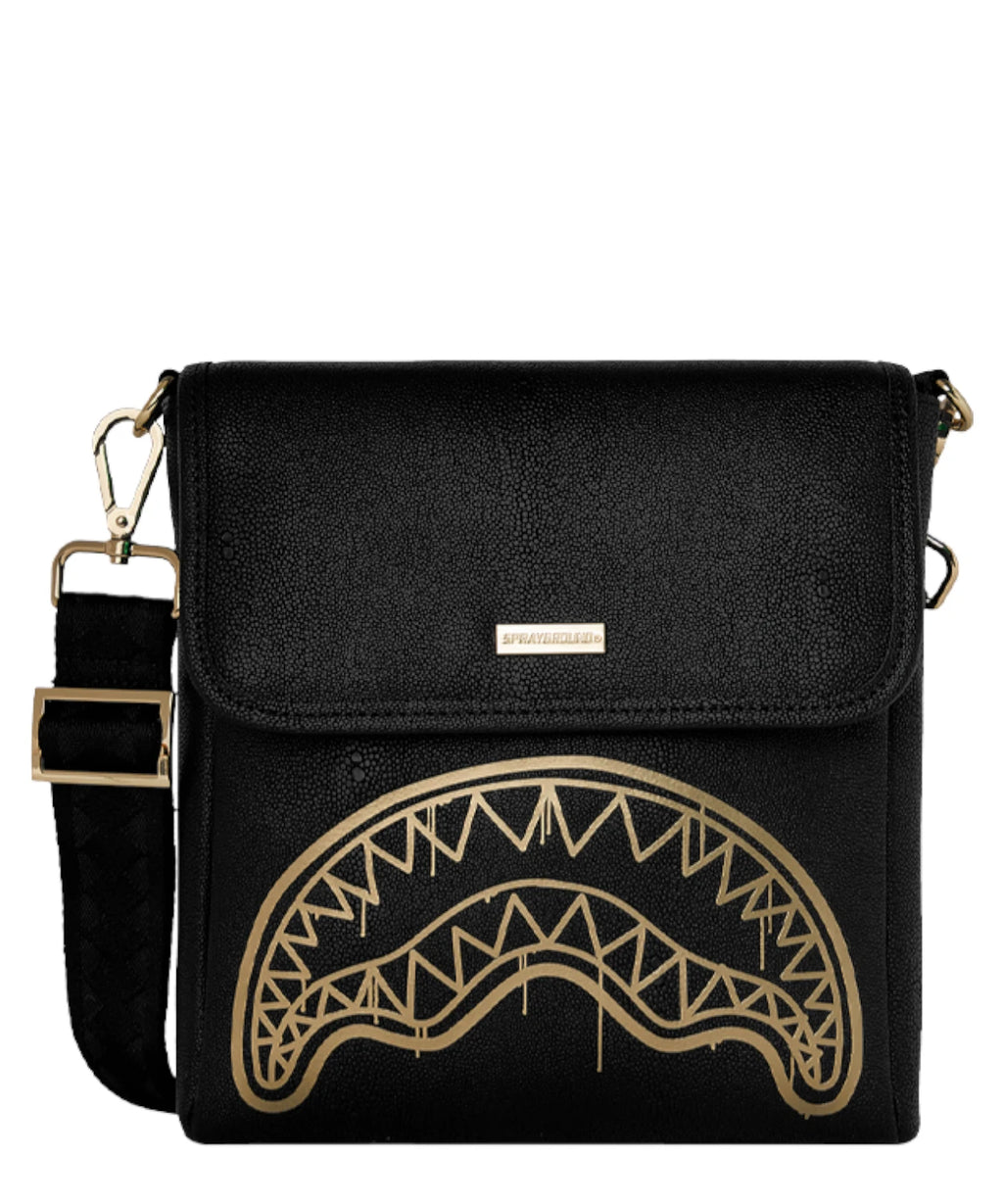 Sprayground Gold Drip Messenger Sling - Sac bandoulière urbain