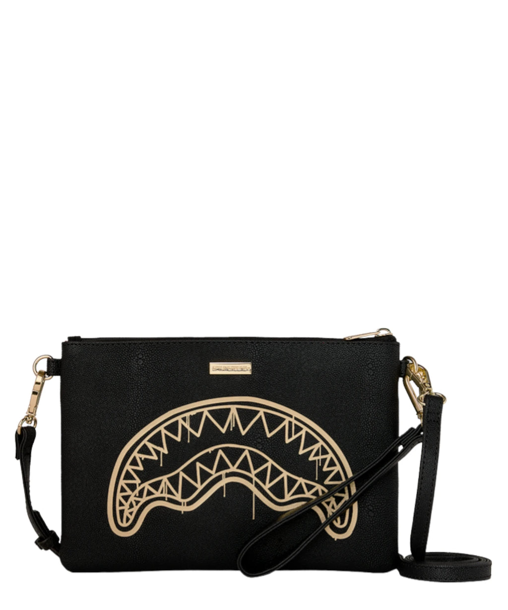 Sprayground Pochette Bandoulière Gold Drip