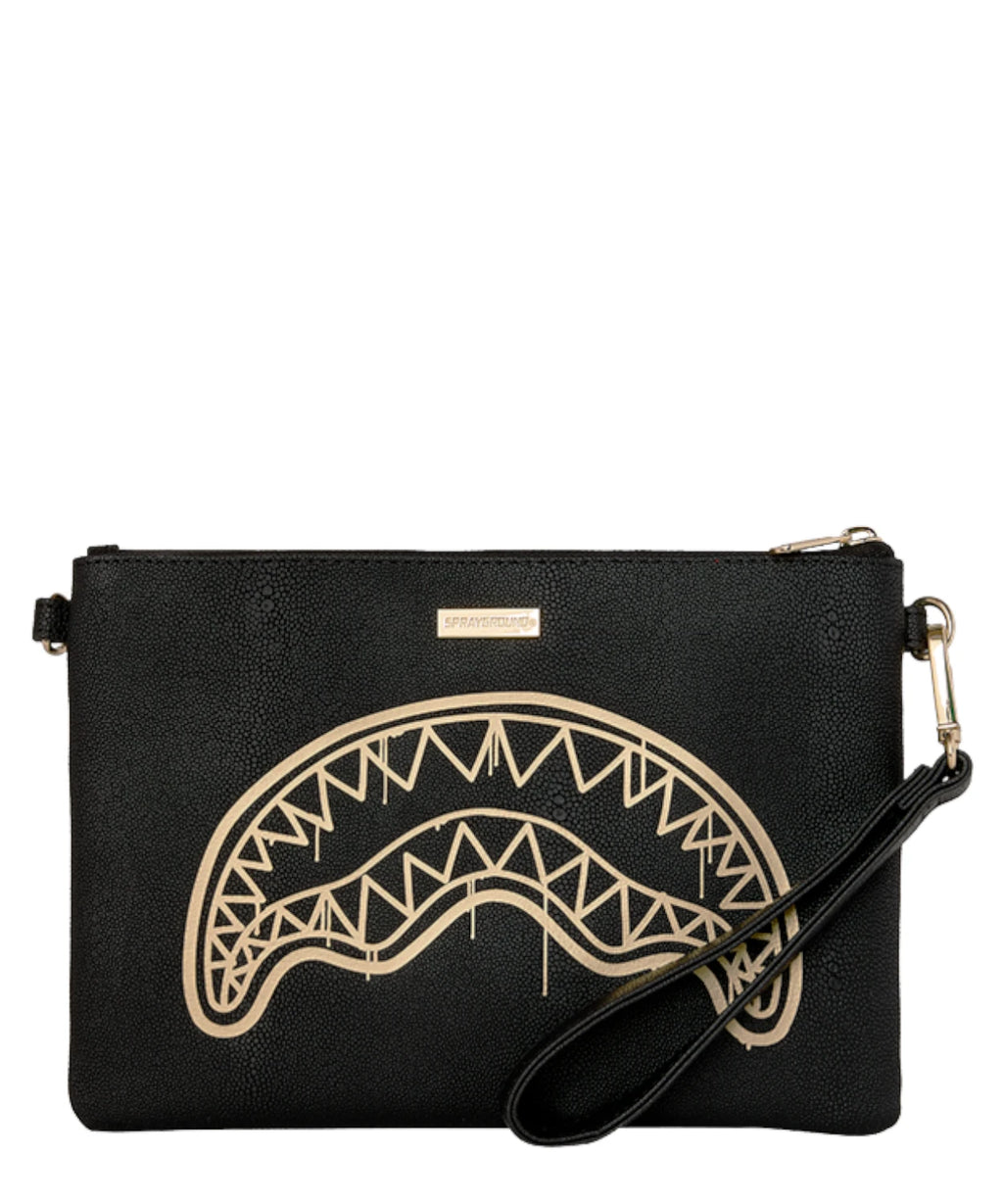 Sprayground Pochette Bandoulière Gold Drip