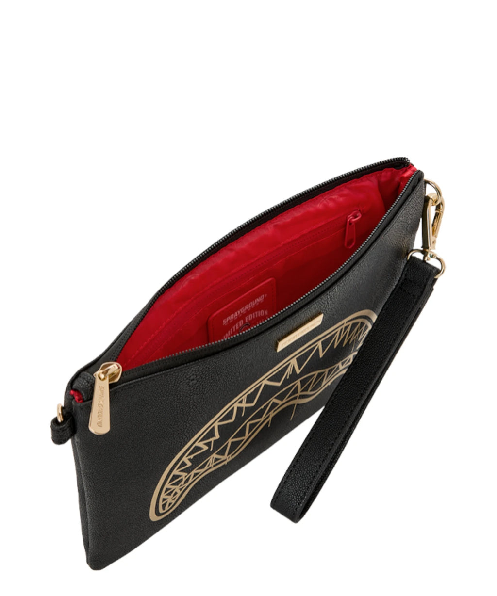 Sprayground Pochette Bandoulière Gold Drip