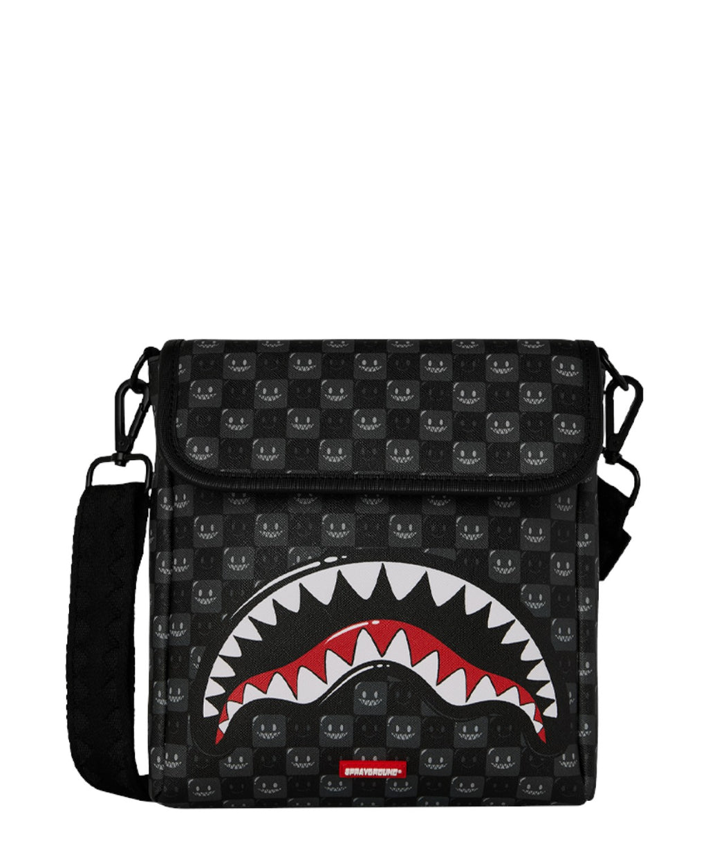 Borsa Messenger Sprayground Sharks in Paris WTF Bubbly