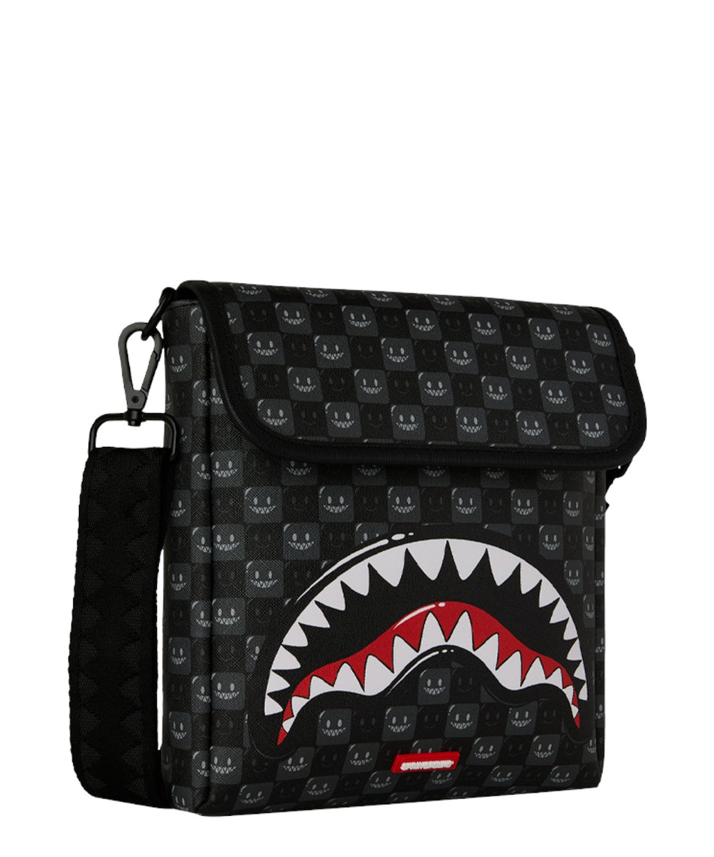Borsa Messenger Sprayground Sharks in Paris WTF Bubbly
