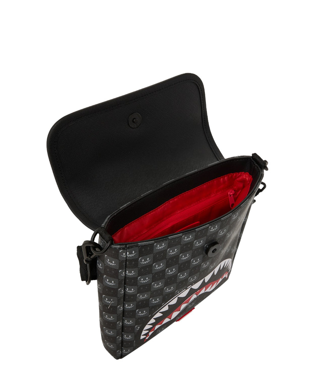 Borsa Messenger Sprayground Sharks in Paris WTF Bubbly