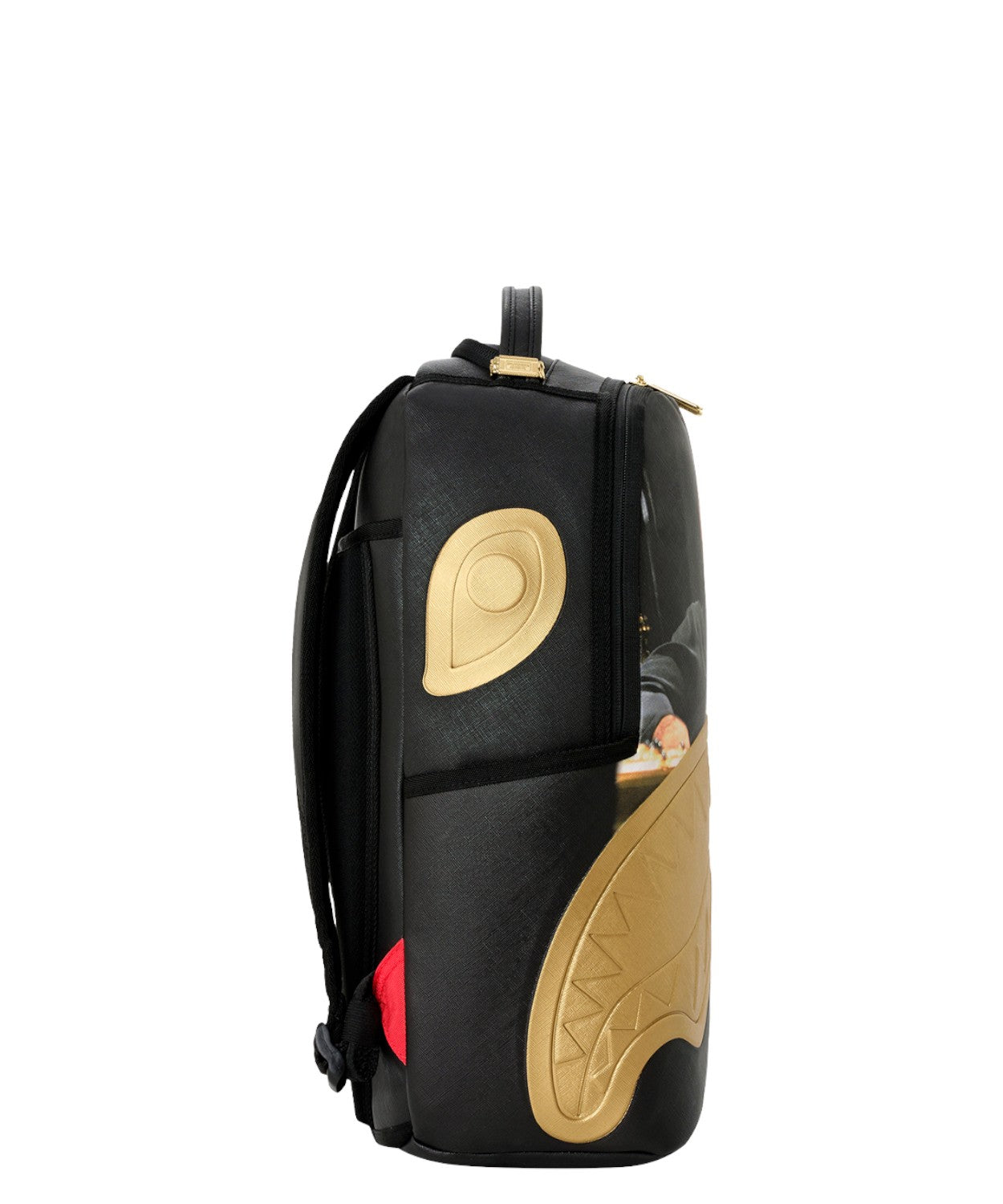 Zaino Sprayground Scarface dorato embossed