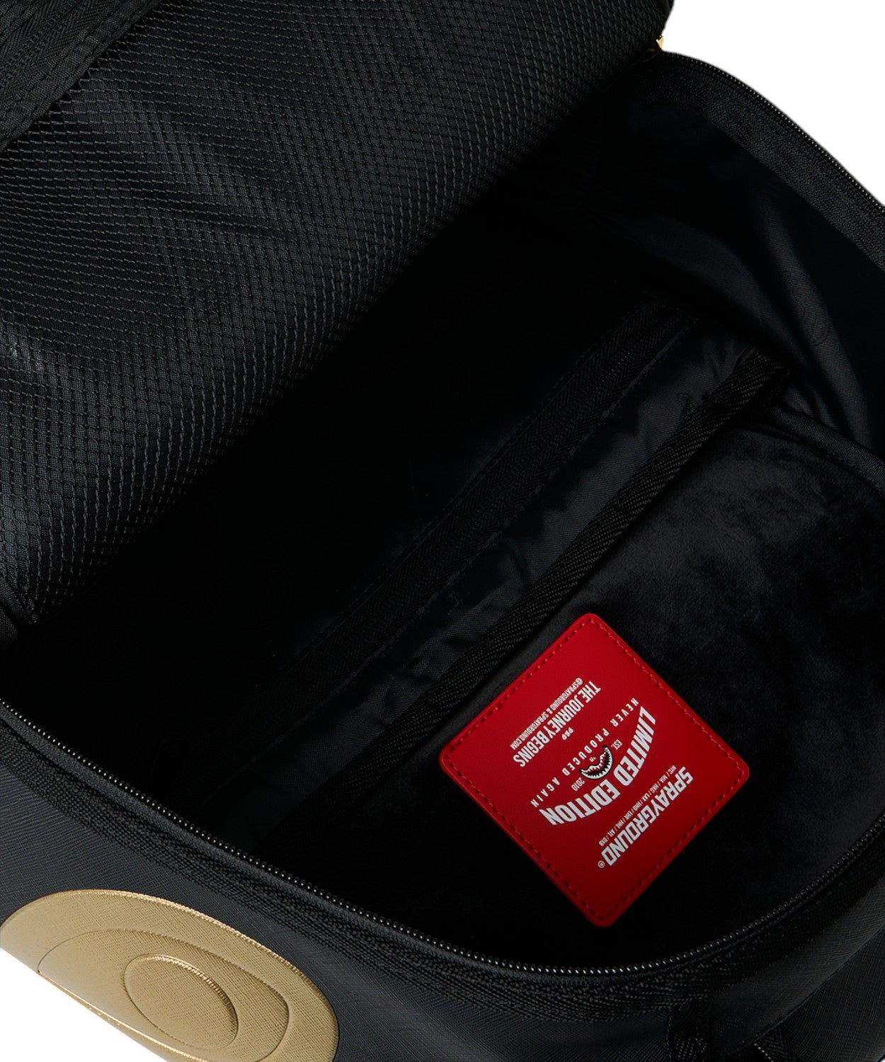 Zaino Sprayground Scarface dorato embossed