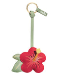 Porte-clés Sac Hibiscus MC2 Saint Barth en Cuir