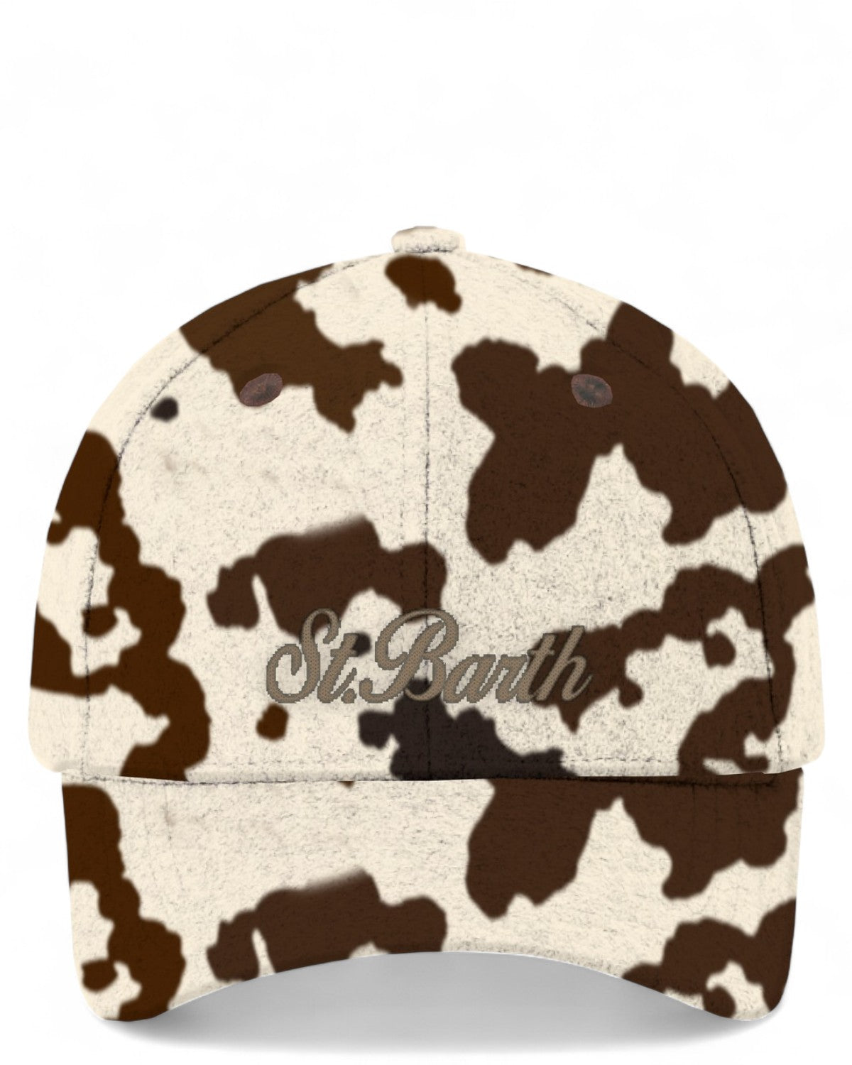 Cappellino baseball in feltro con stampa muccata-Mc2 Saint Barth-Cappelli-Vittorio Citro Boutique