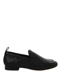 Mocassins en cuir tressé pour femme JVAM