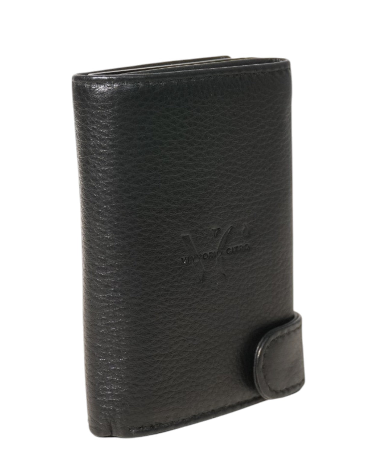 Portefeuille Homme Cuir Martelé avec Mécanisme Pop Up