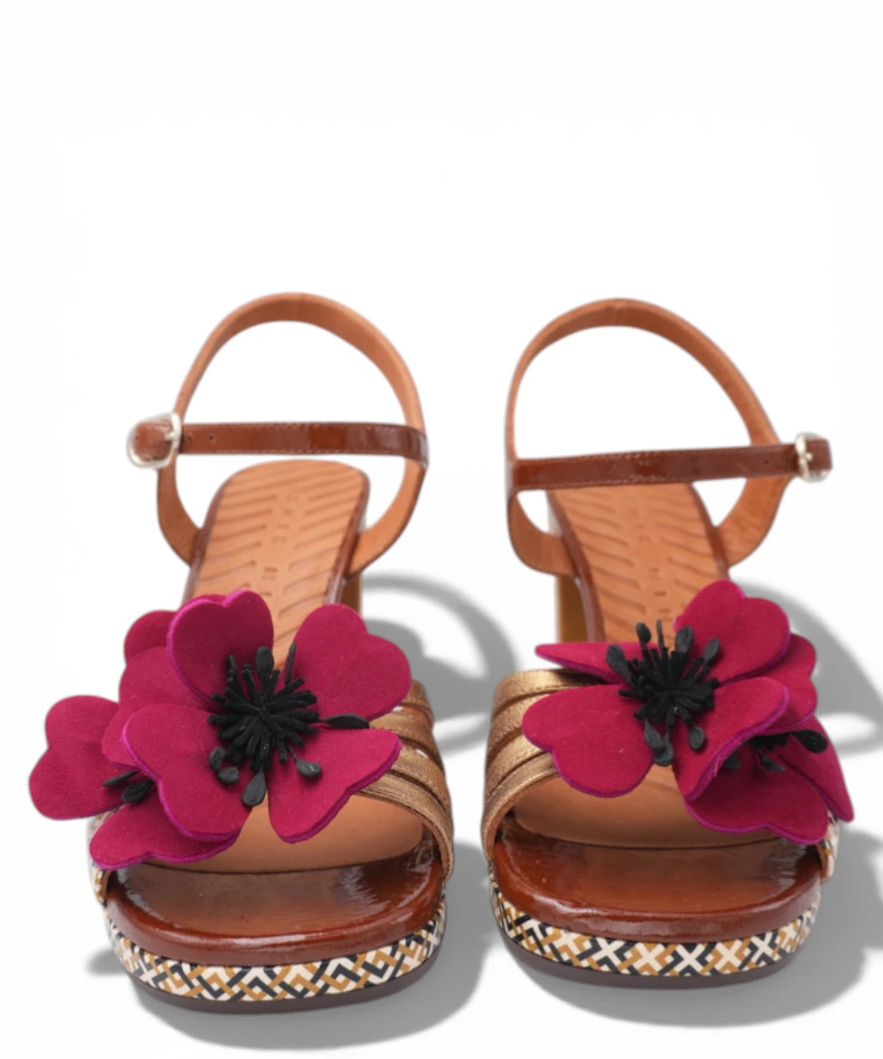 Sandali Donna Chie Mihara PARLOTA48 con Fiore Rosso