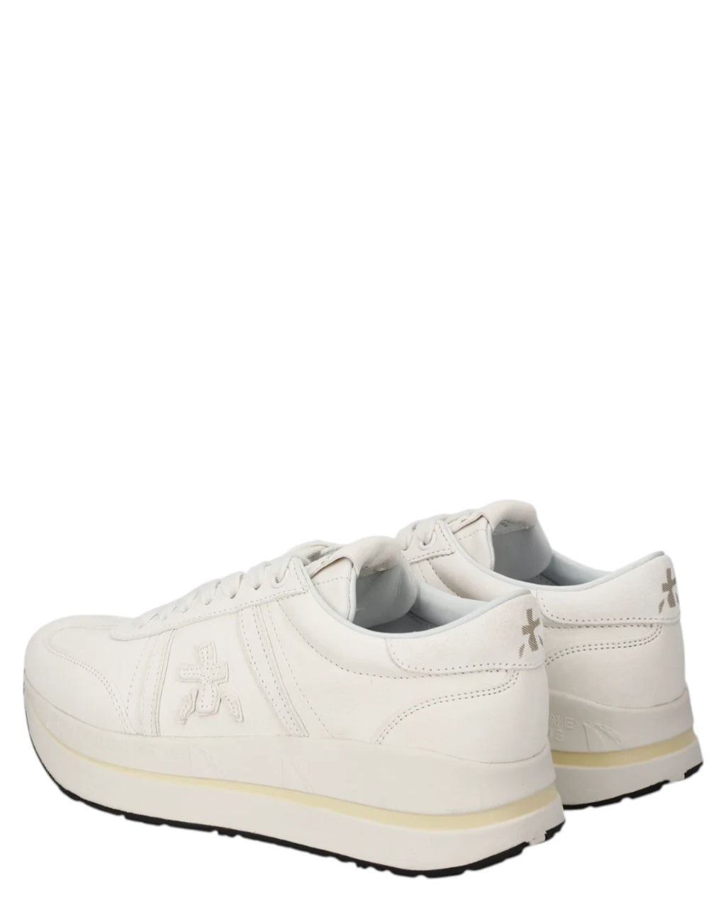 Baskets Femme Premiata Bethcoin 8147 en Cuir