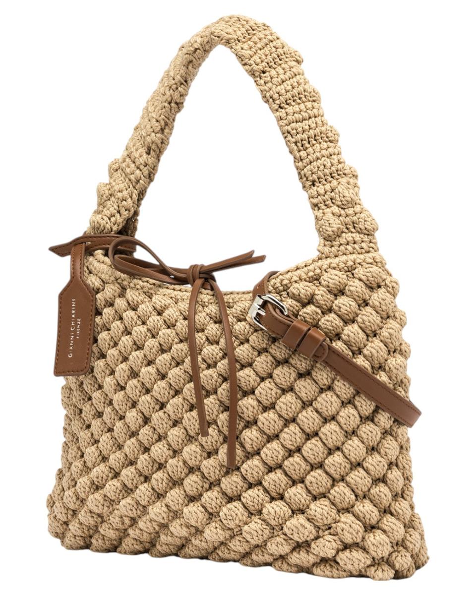 Pouch Bella in Tessuto Effetto Bubble-Gianni Chiarini-Borse a spalla-Vittorio Citro Boutique