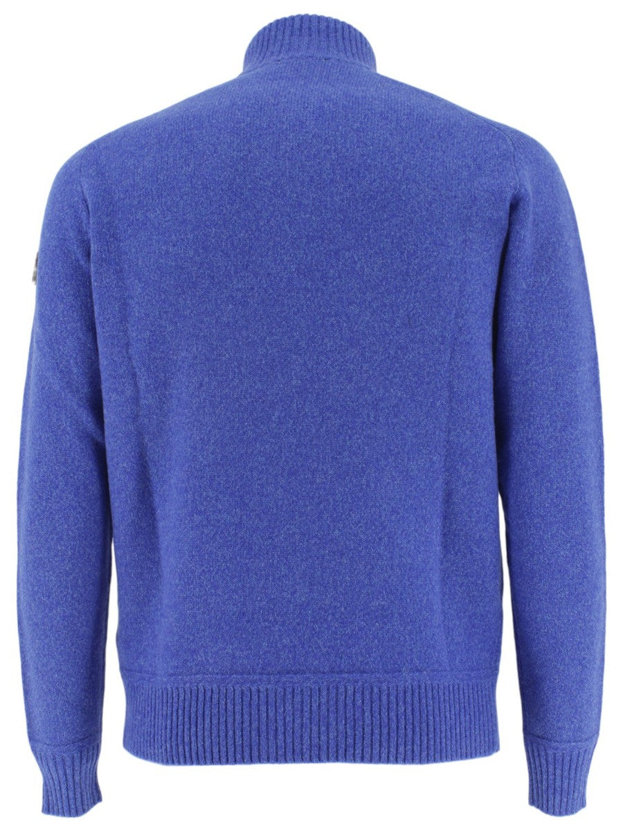 BRAILLE 01 MAGLIA A COLLO ALTO IN MISTO LANA MOULINÉ-Maglieria-Peuterey-Vittorio Citro Boutique