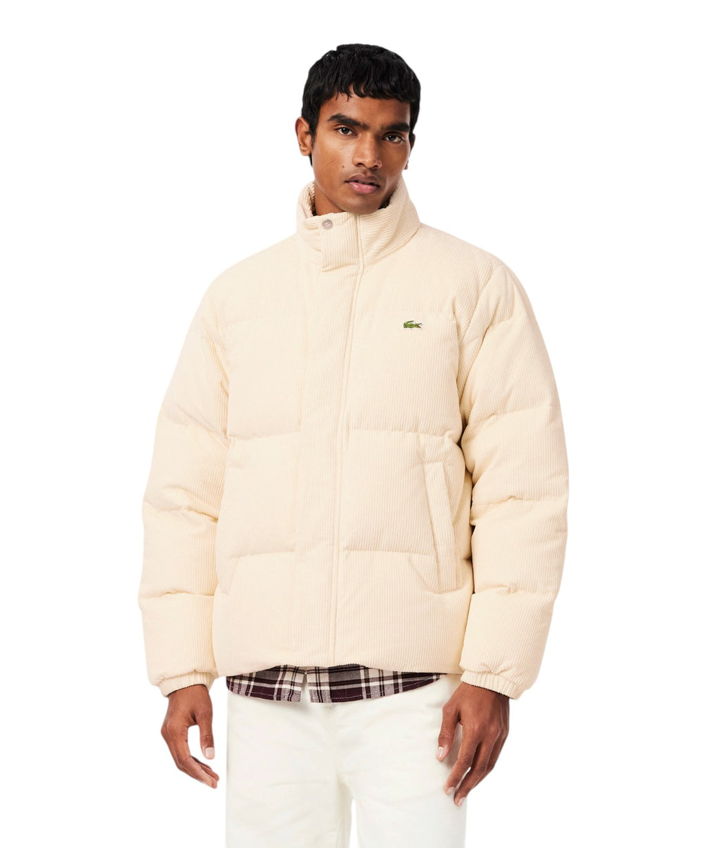Doudoune en velours côtelé avec duvet Lacoste