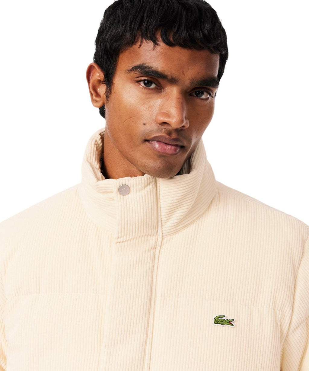 Doudoune en velours côtelé avec duvet Lacoste