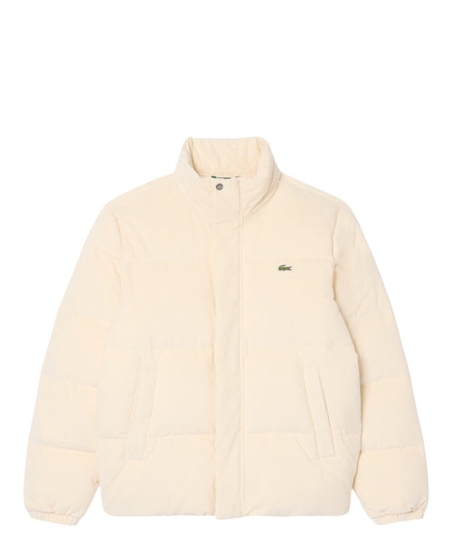 Doudoune en velours côtelé avec duvet Lacoste