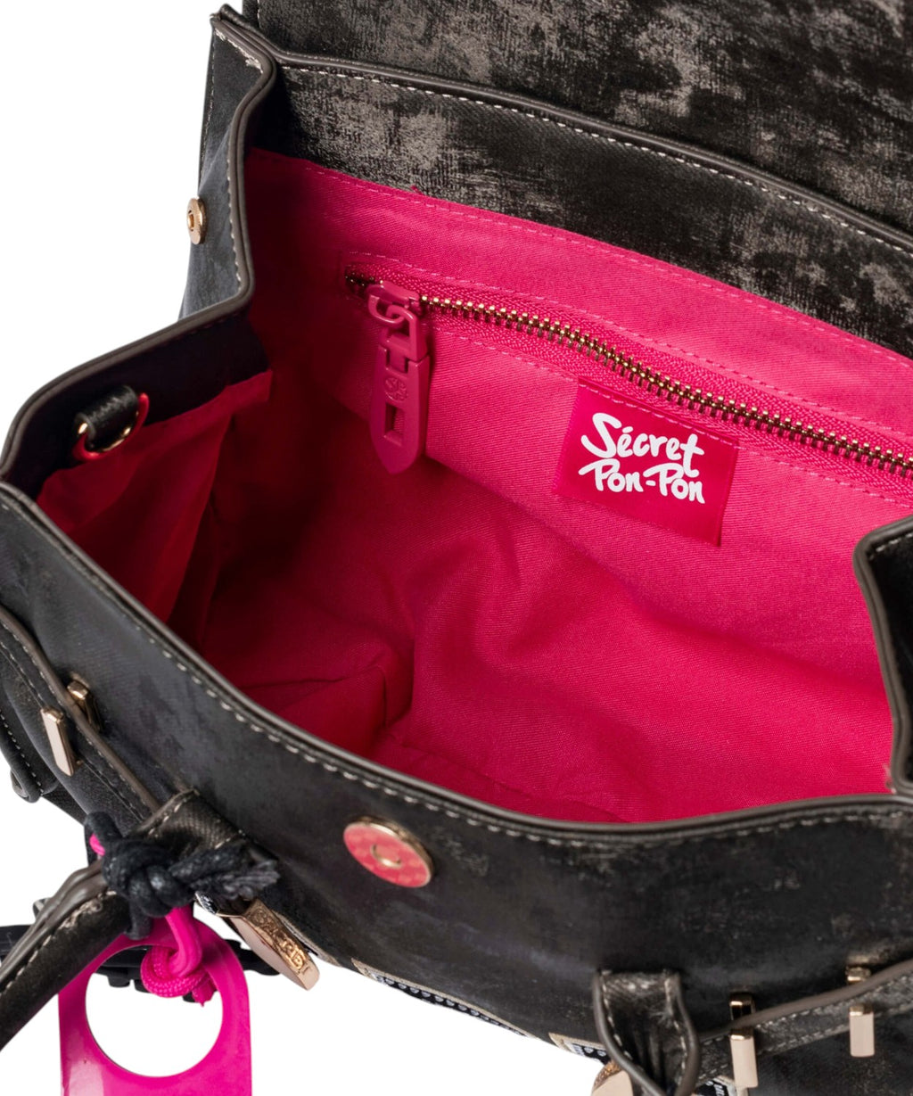 Sac à main Secret Pon Pon Blayr strass avec charm