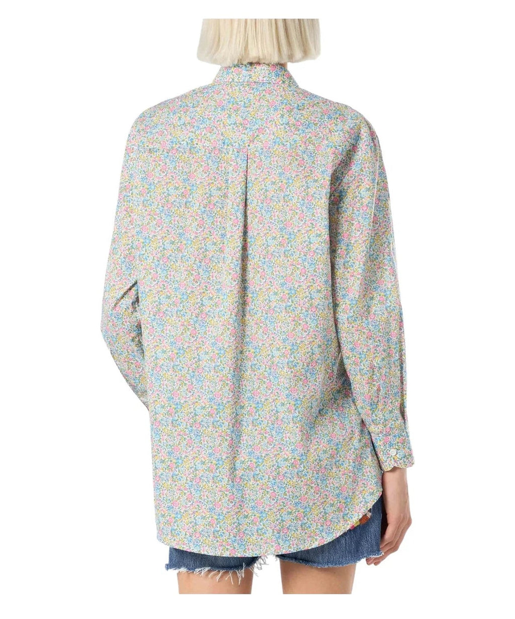 Camicia Oversize Brigitte in Cotone con Stampa Emma & Georgina-Mc2 Saint Barth-Camicie-Vittorio Citro Boutique
