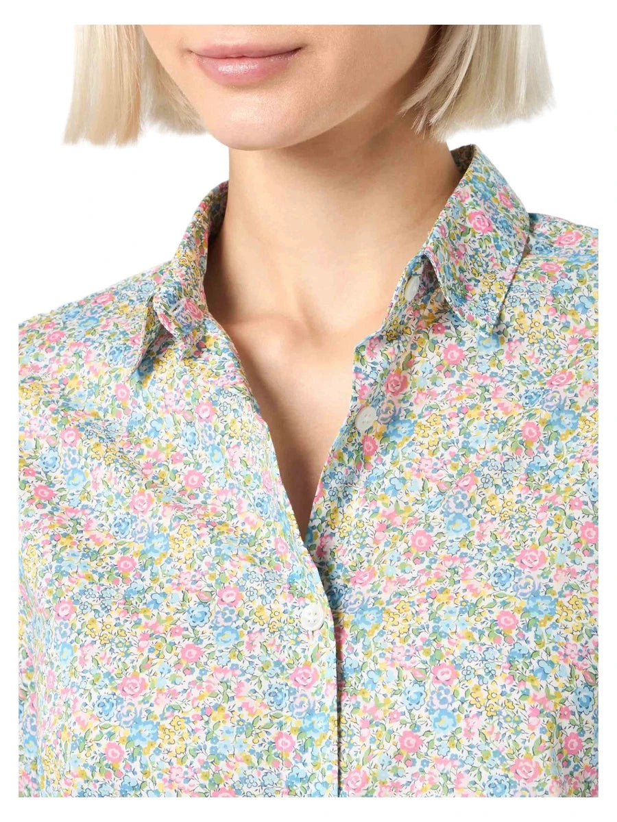 Camicia Oversize Brigitte in Cotone con Stampa Emma & Georgina-Mc2 Saint Barth-Camicie-Vittorio Citro Boutique