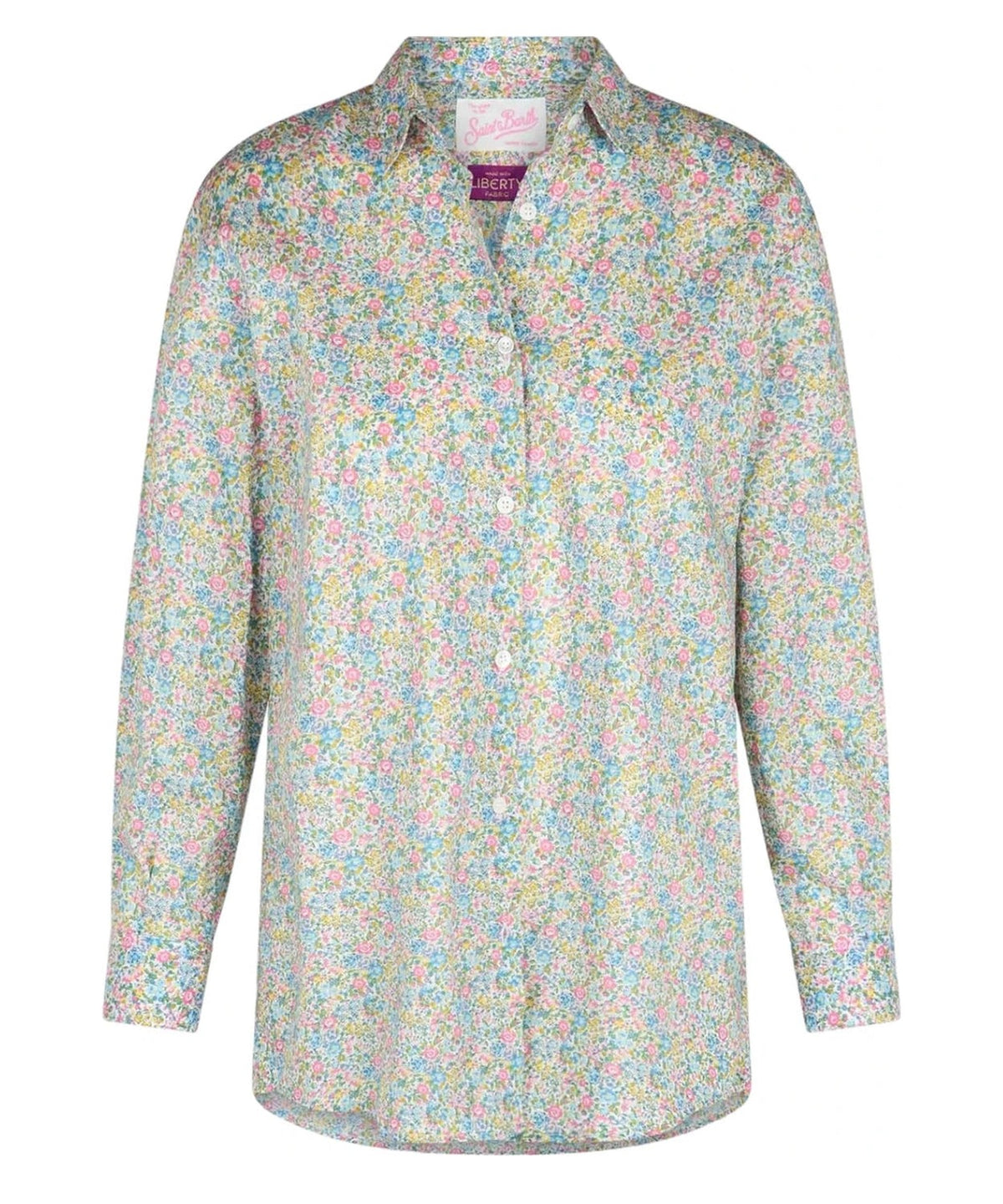 Camicia Oversize Brigitte in Cotone con Stampa Emma & Georgina-Mc2 Saint Barth-Camicie-Vittorio Citro Boutique