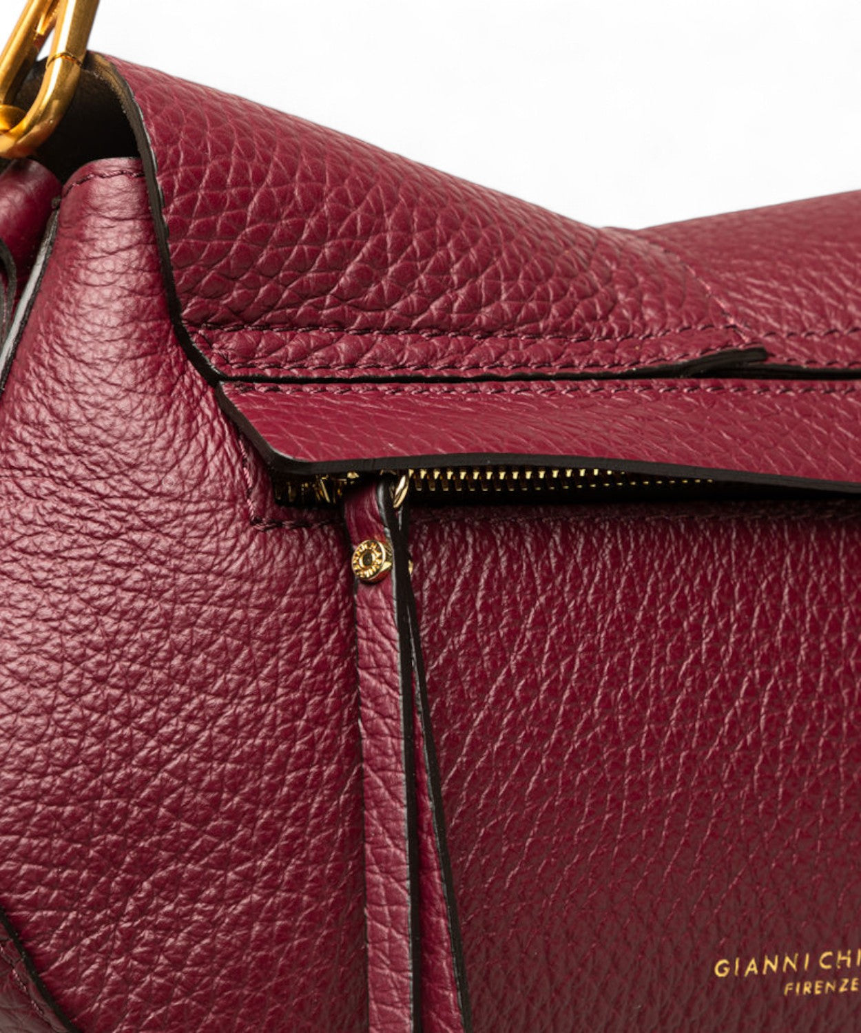 Gianni Chiarini Borsa Helena Round in Pelle Grana Maxi