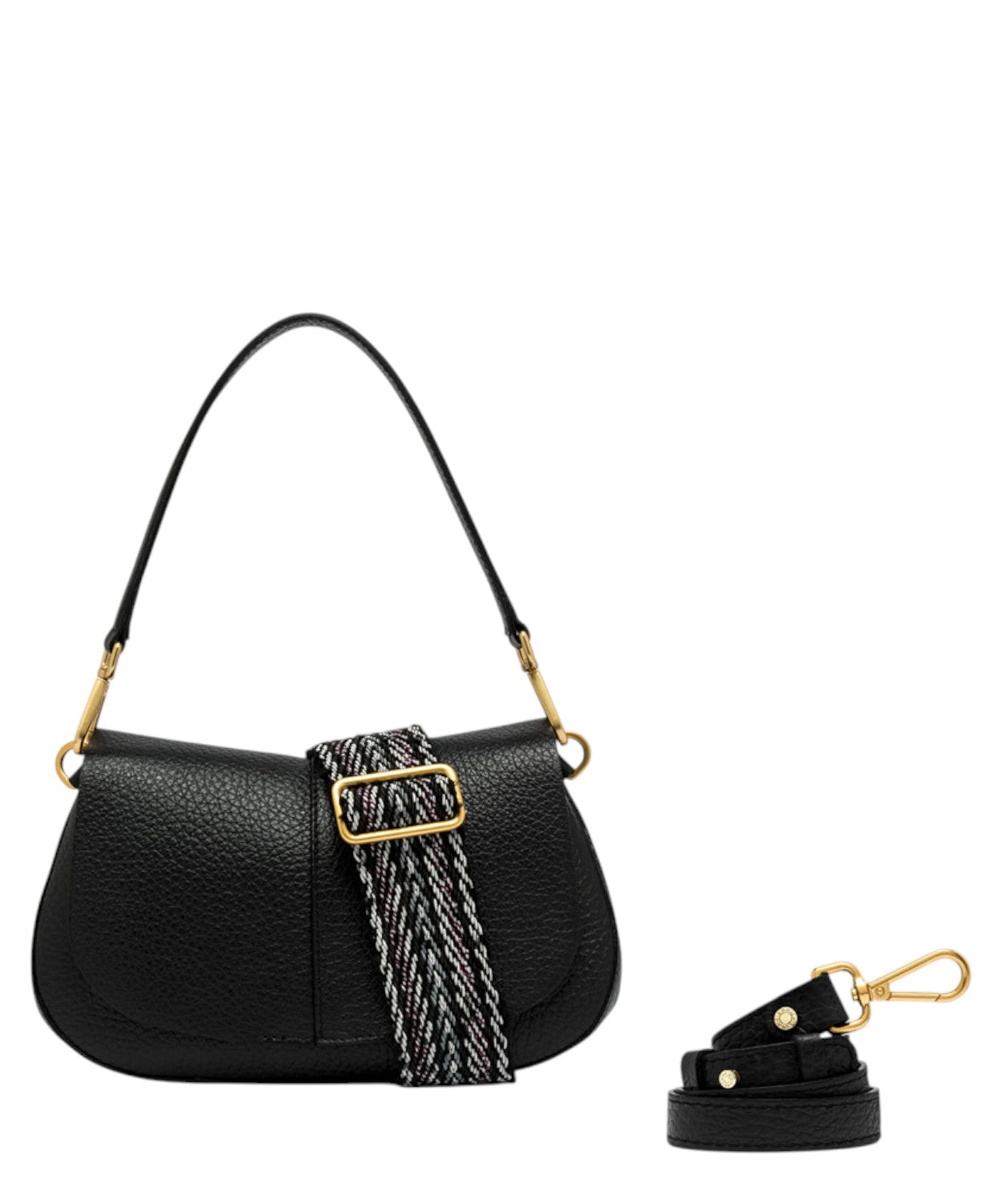 Borsa Helena Round in Pelle a Grana Maxi-Gianni Chiarini-Borse a spalla-Vittorio Citro Boutique