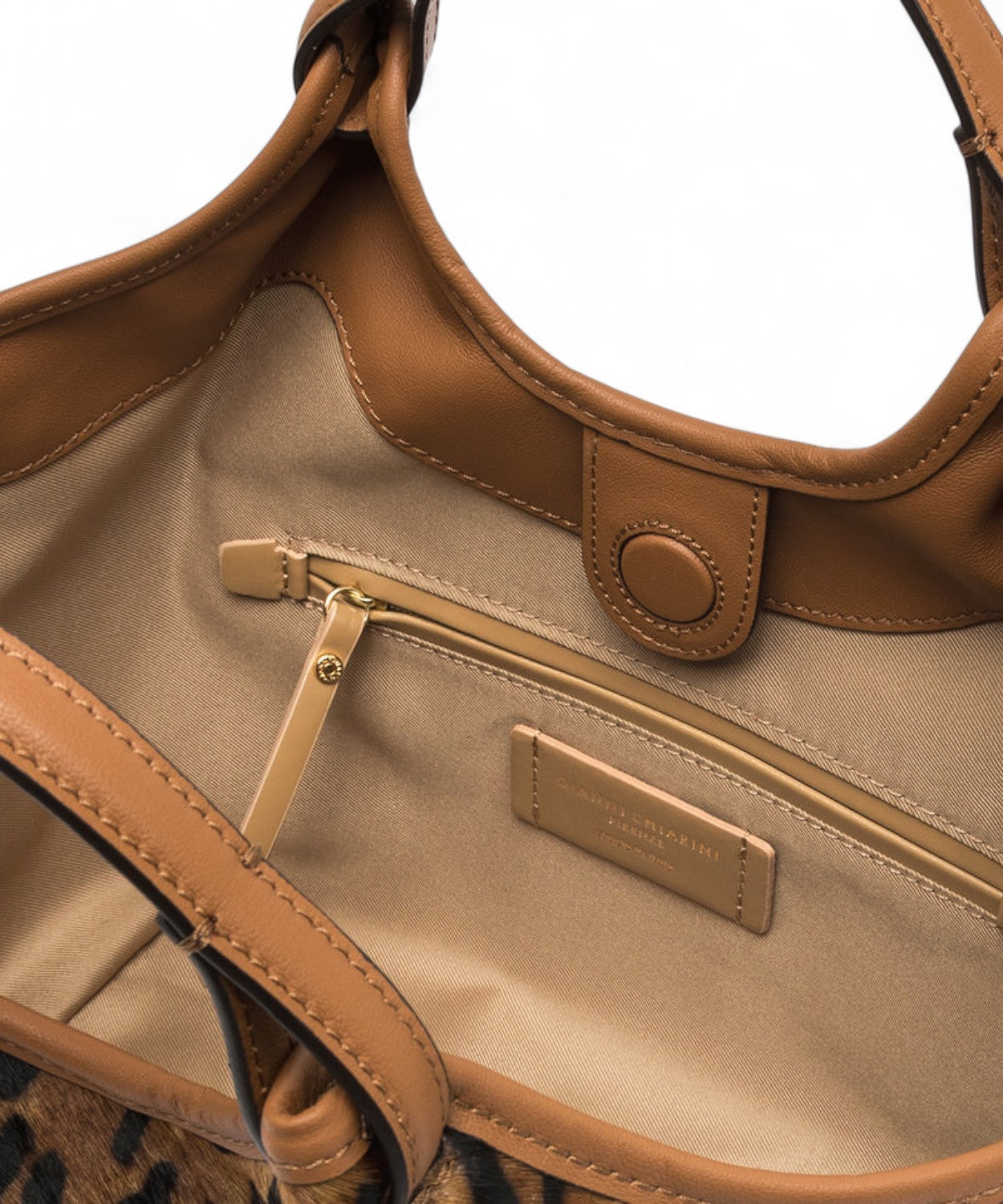 Gianni Chiarini Borsa Dua in Pelle Effetto Cavallino