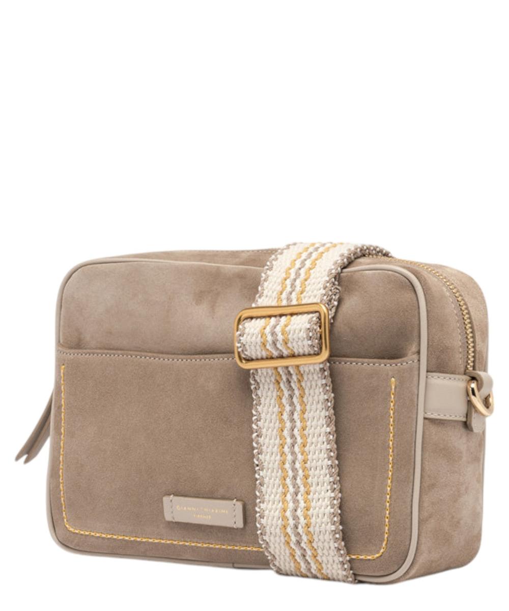 Borsa Nina in suede-Gianni Chiarini-Borse a spalla-Vittorio Citro Boutique