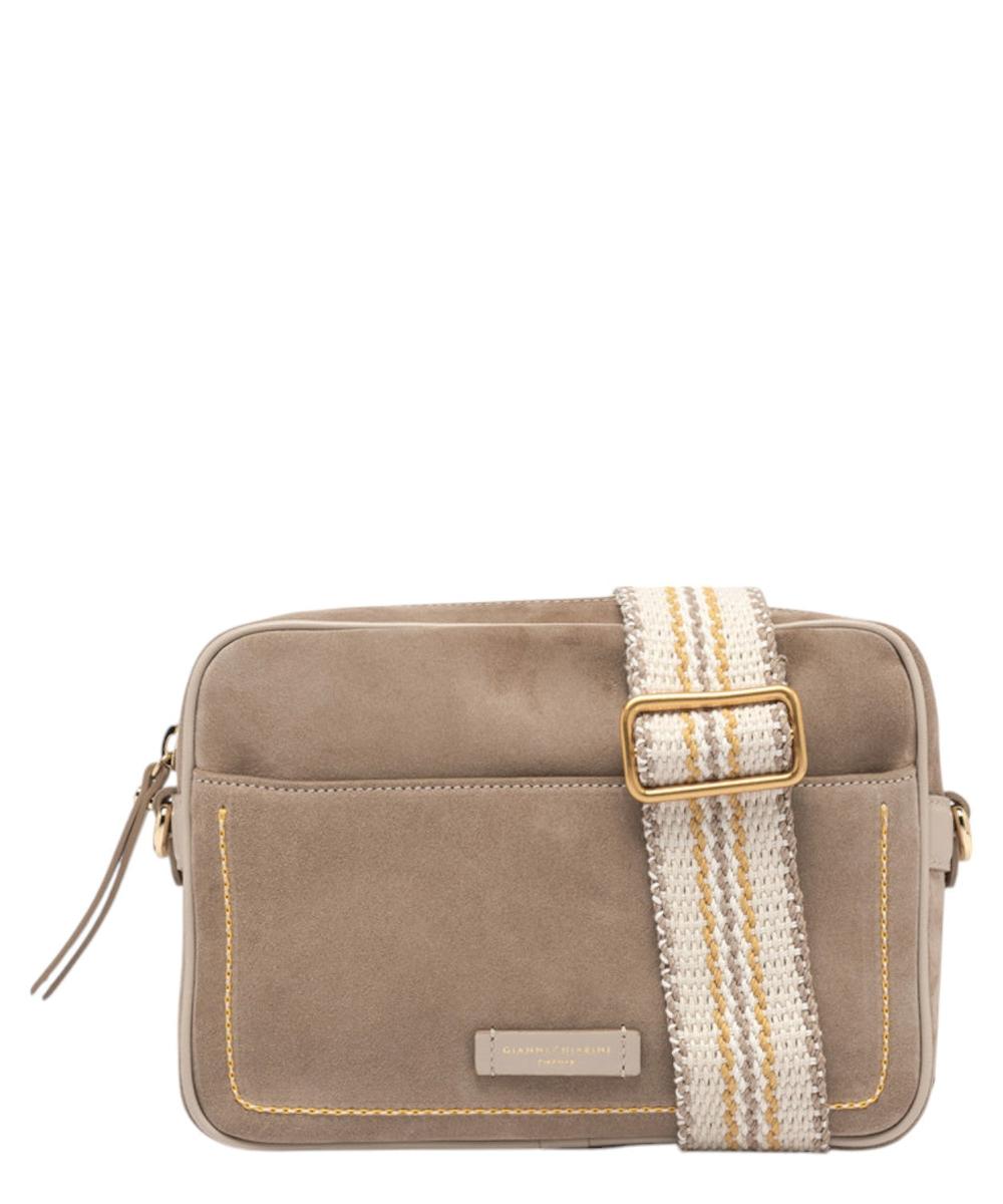 Borsa Nina in suede-Gianni Chiarini-Borse a spalla-Vittorio Citro Boutique