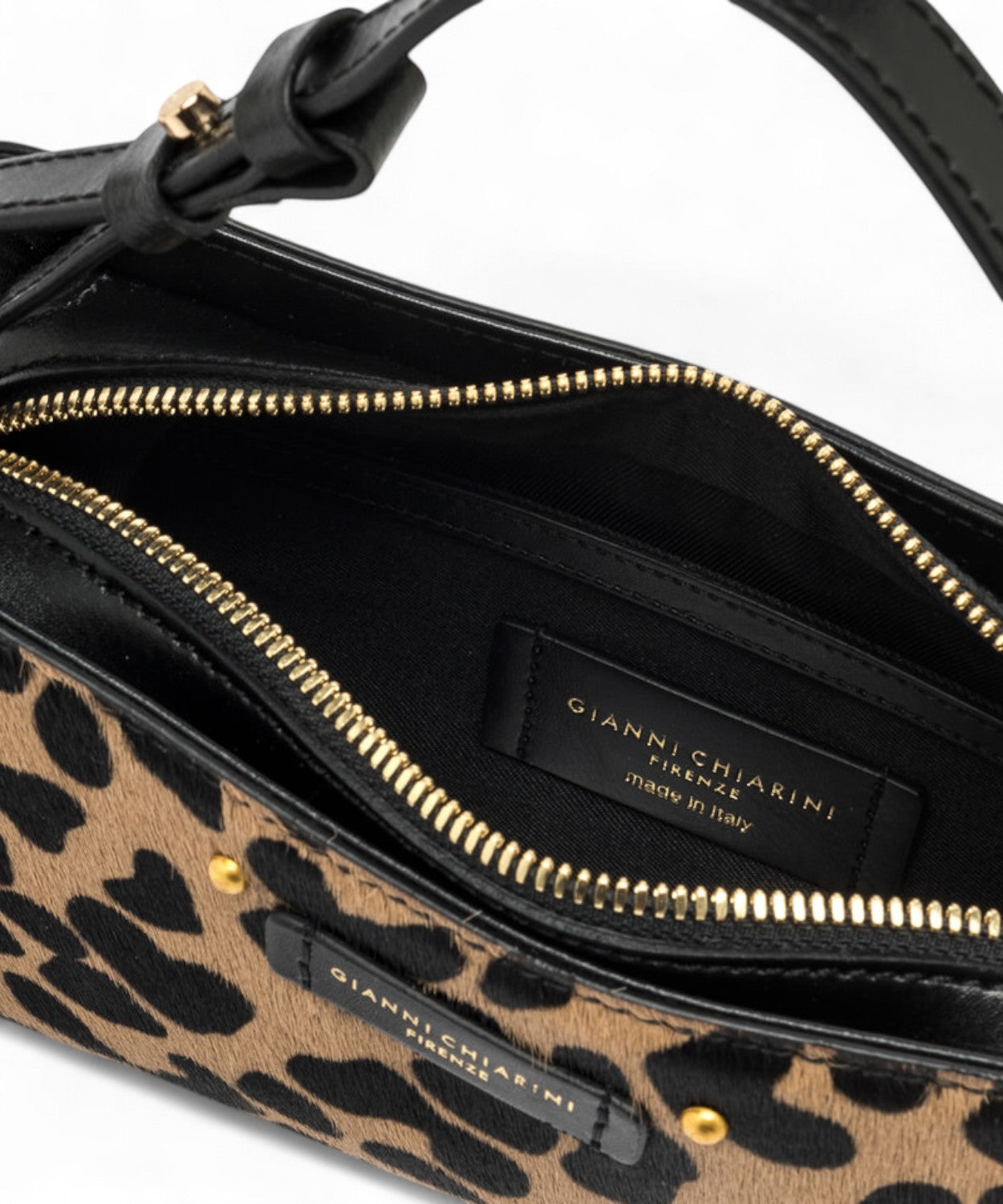 Gianni Chiarini Borsa Baguette Keira in Pelle Cavallino