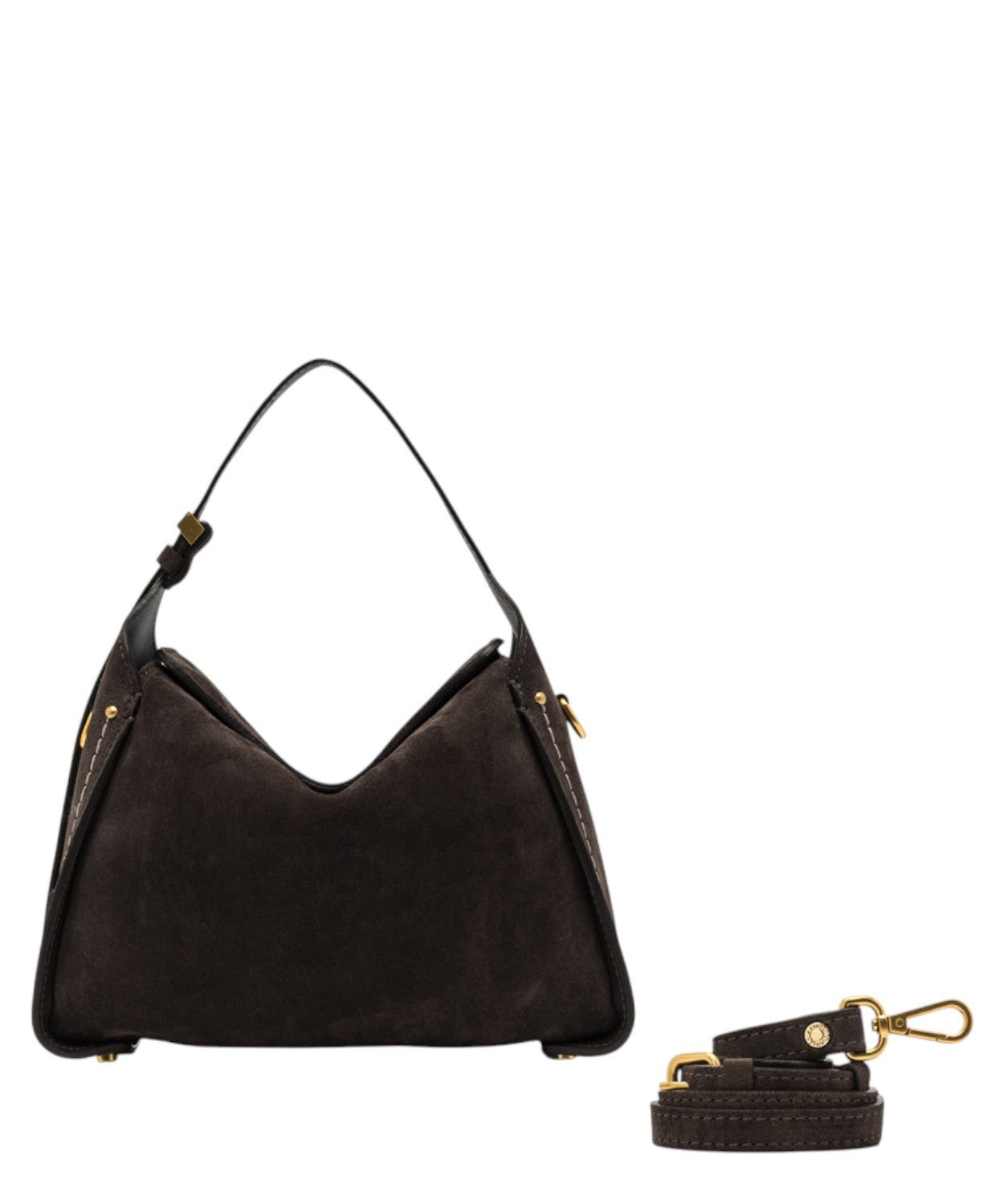 Borsa Penelope Mini in Pelle Scamosciata-Gianni Chiarini-Borse a spalla-Vittorio Citro Boutique