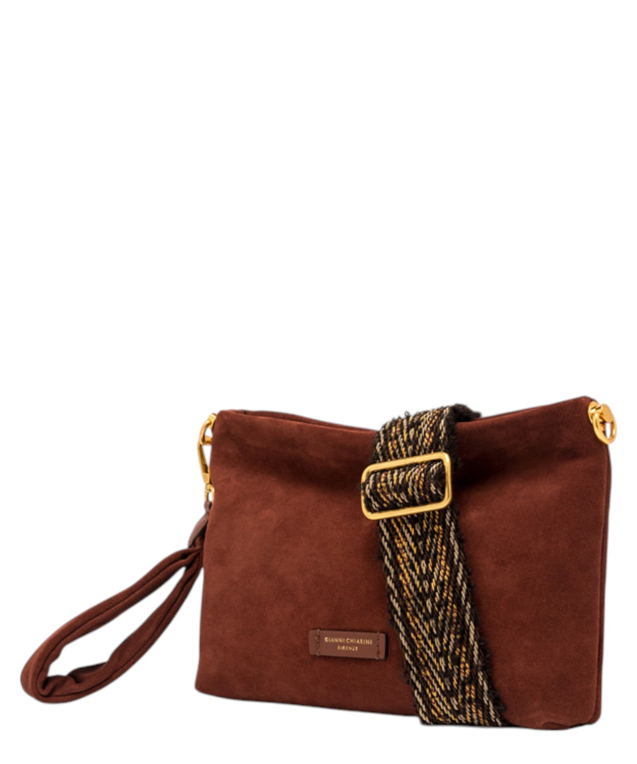 Pochette Brenda in Pelle Scamosciata-Gianni Chiarini-Pochette-Vittorio Citro Boutique